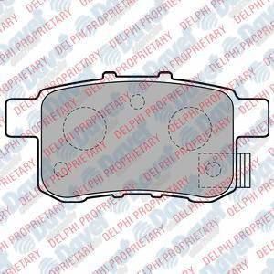 DELPHI LP2145 Fren Balatasi Arka (93mm) Accord Ix 2.0i-2.4i 08-